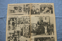 1944 NEW YORK DAILY NEWS CENTERFOLDS - LOT OF 138 - O 3828