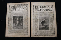 1901 SHOOTING AND FISHING MAGAZINE - LOT OF 19 - O 3696
