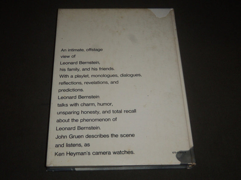 1968 THE PRIVATE WORLD OF LEONARD BERSTEIN BY JOHN GRUEN BOOK - I 993