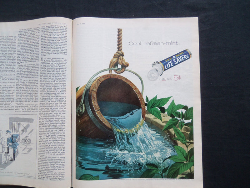 1959 JUNE 27 THE SATURDAY EVENING POST MAGAZINE - ILLUSTRATED COVER - SP 2235