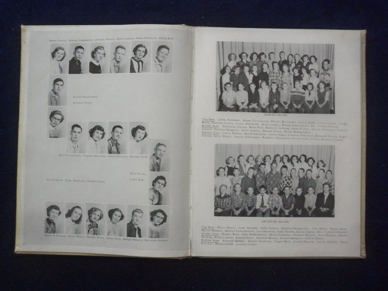 1954 THE MILESTONE MILES CONSOLIDATED SCHOOL YEARBOOK - MILES, IOWA - YB 3053