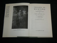 1993 THOUGHTS ON HUNTING HARDCOVER BOOK BY PETER BECKFORD - KD 6875