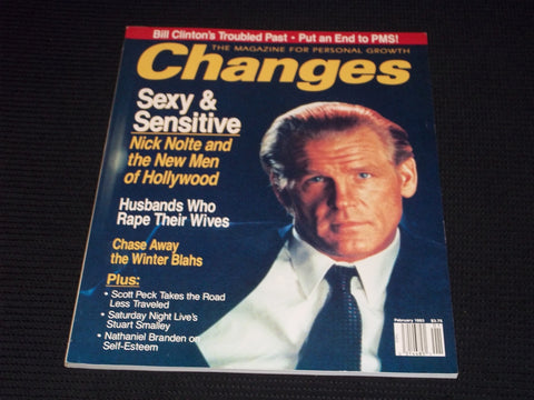 1993 FEBRUARY CHANGES MAGAZINE - NICK NOLTE FRONT COVER - E 17000