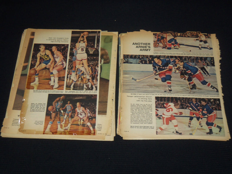 1950'S-1960'S SUNDAY COLOROTO MAGAZINE PHOTOS - 27 PIECES - SPORTS - NP 9181