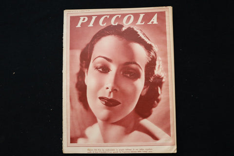 1934 APRIL 3 PICCOLA - ITALIAN MAGAZINE - DOLORES DEL RIO COVER - E 25309