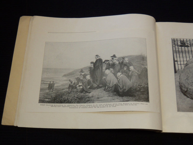 1920 SOUVENIR OF THE PILGRIM LAND BOOK - GREAT ILLUSTRATIONS - J 5325