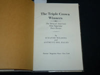1975 THE TRIPLE CROWN WINNERS HARDCOVER BOOK - RACE HORSES - KD 6857