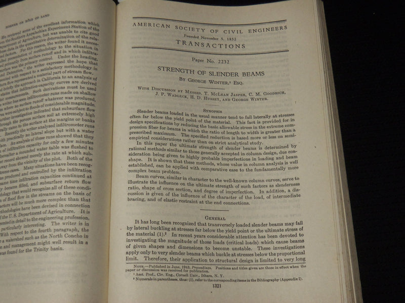 1945 AMERICAN SOCIETY OF CIVIL ENGINEERS PROCEEDINGS PART 2 - K 45