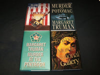 1980-1997 MARGARET TRUMAN MURDER NOVELS HARDBOOK BOOKS LOT OF 9 - KD 51