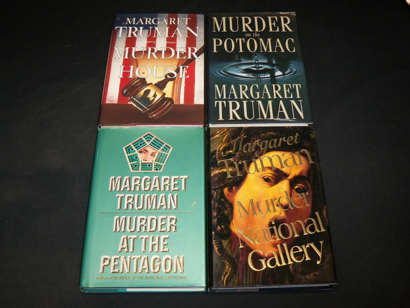 1980-1997 MARGARET TRUMAN MURDER NOVELS HARDBOOK BOOKS LOT OF 9 - KD 51