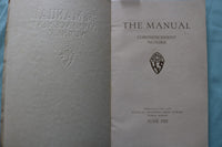 1920-1922 THE MANUAL-TRAINING H.S. PEORIA YEARBOOKS- LOT OF 2- SOFTCOVER- K 3346