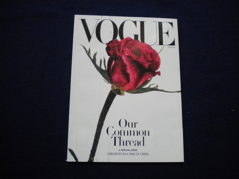 2020 JUNE/JULY VOGUE MAGAZINE - OUR COMMON THREAD, A SPECIAL ISSUE - B 676J