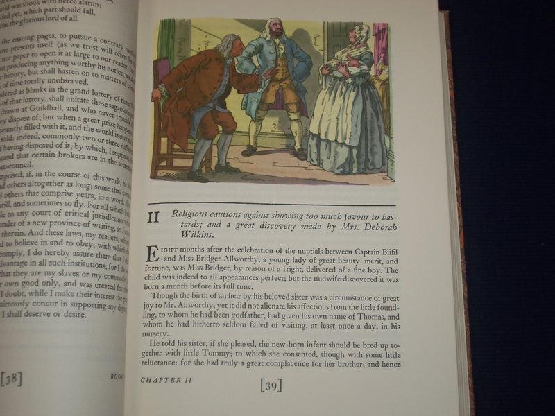 1952 HISTORY OF TOM JONES BOOK BY HENRY FIELDING - GREAT ILLUSTRATIONS - KD 2976
