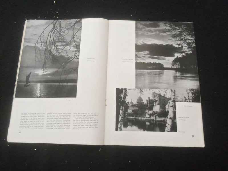 1934 GERMANY MAGAZINE - NO. 7 - NICE ILLUSTRATED COVER - ENGLISH TEXT - B 1140G