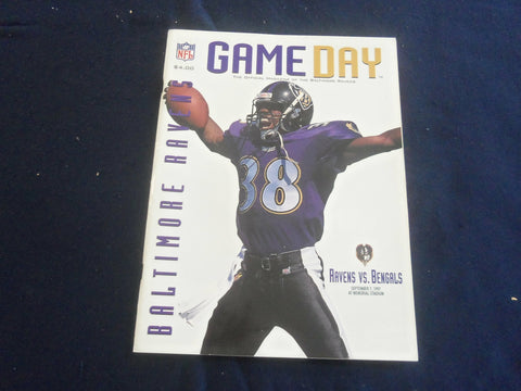 1997 SEP 7 GAMEDAY MAGAZINE - BALTIMORE RAVENS VS. CINCINNATI BENGALS - ST 6583K
