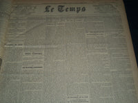 1929 JANUARY-MARCH LE TEMPS FRENCH NEWSPAPER BOUND VOLUME - VB 18