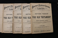 1885 THE OLD TESTAMENT IN 4 PARTS - HARPERS' - SOFTCOVER - K 2418