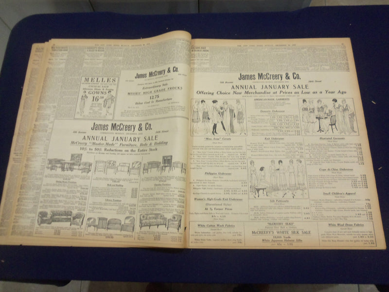 1918 DECEMBER 29 NEW YORK TIMES - LLOYD GEORGE AGREEMENT WITH WILSON - NT 9172
