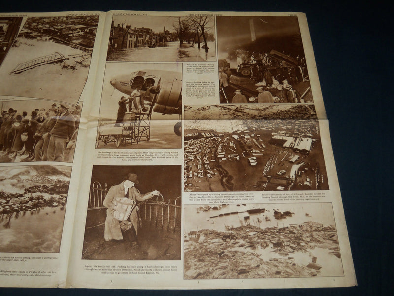 1936 MARCH 22 THE PITTSBURGH PRESS SUNDAY METRO GRAVURE - GREAT FLOOD - NP 4541
