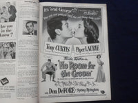 1952 JUNE MOTION PICTURE AND TELEVISION MAGAZINE - DORIS DAY COVER - SP 4780T