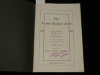 1900'S MORSE SILENT RUNNING HIGH SPEED CHAINS CATALOGUE NO. 7 - J 6572