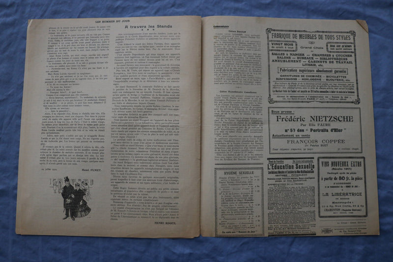 1911 JANUARY 6 LES HOMMES DU JOUR MAGAZINE - MOUNET-SULLY - FRENCH - NP 8643