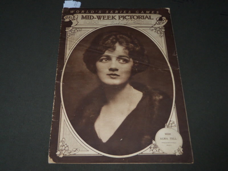 1921 OCTOBER 20 MID-WEEK PICTORIAL MAGAZINE SECTION - WORLD SERIES - J 3251