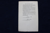 1934 YALE DIVINITY SCHOOL 25TH ANNUAL CONVOCATION SOFTCOVER BOOKLET - K 1505