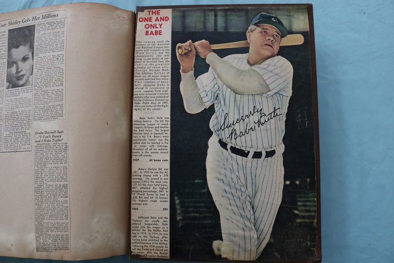 1940'S CELEBRITY SCRAPBOOK - INGRID BERGMAN - BING CROSBY - E 26496