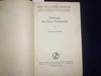 1936 THEOLOGIE DES ALTEN TESTAMENTS HARDCOVER BOOK VON KOHLER - GERMAN - KD 9021