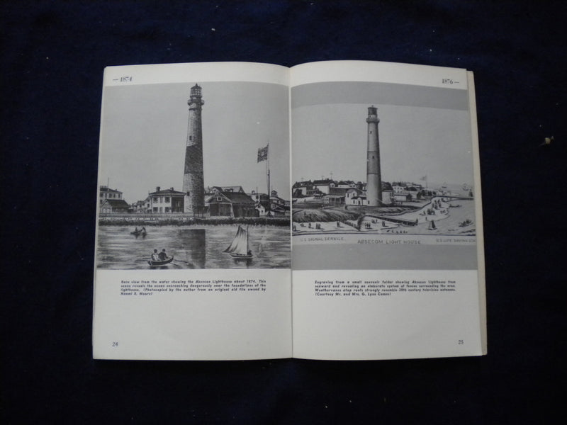 1964 ATLANTIC CITY'S HISTORIC ABSECON LIGHTHOUSE BY JACK E. BOUCHER- J 8334
