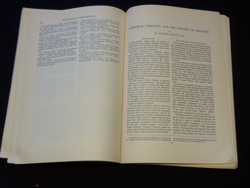 1955-1966 THE INTERNATIONAL JOURNAL OF PSYCHO-ANALYSIS LOT OF 6 ISSUES - WR 273
