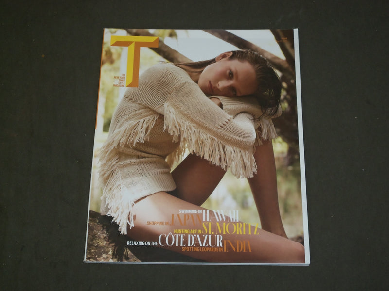 2015 MAY 17 THE NEW YORK TIMES STYLE MAGAZINE - NICE TRAVEL COVER - F 683
