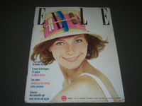1960 JUNE ELLE FRENCH MAGAZINE - GREAT FRONT COVER - FASHION - ADS - SP 5813