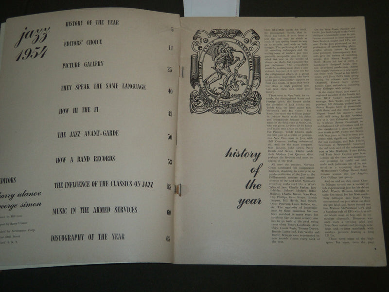 1954 JAZZ MUSIC THE METRONOME YEARBOOK MAGAZINE - GREAT PHOTOS - B 6550