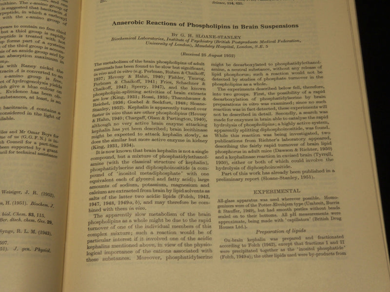 1938-1955 THE BIOCHEMICAL SOCIETY JOURNAL MAGAZINE LOT OF 4 ISSUES - WR 106H