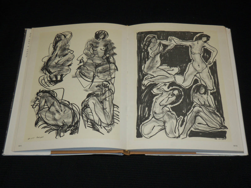 1969 EMMANUEL RONKIN PAINTINGS AND DRAWINGS HARDCOVER BOOK - R 709V