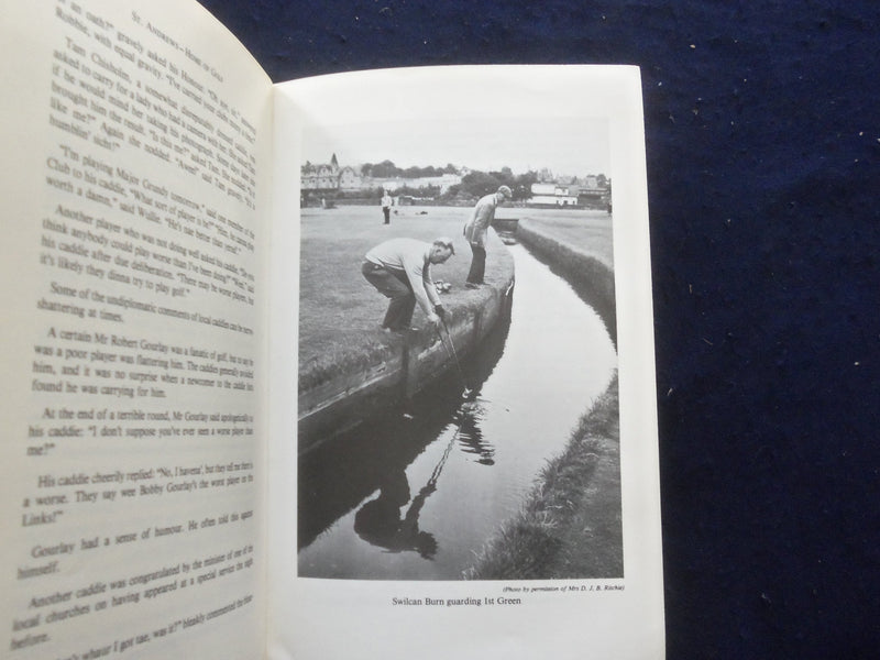 1984 ST. ANDREWS HOME OF GOLF SOFTCOVER BOOK - FORWARD BY BOBBY JONES - KD 8215