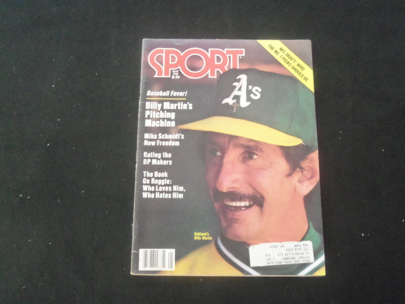 1981 MAY SPORT MAGAZINE - BILLY MARTIN COVER - B 431O