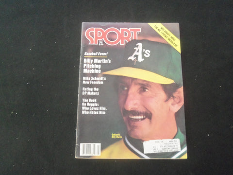 1981 MAY SPORT MAGAZINE - BILLY MARTIN COVER - B 431O