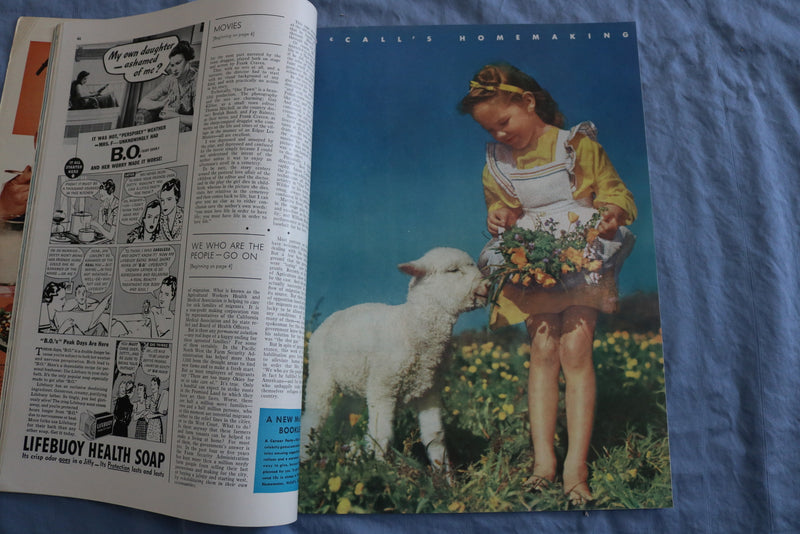1940 AUGUST MCCALL'S MAGAZINE - PENNY SERENADE BY MARTHA CHEAVENS - SP 4786A