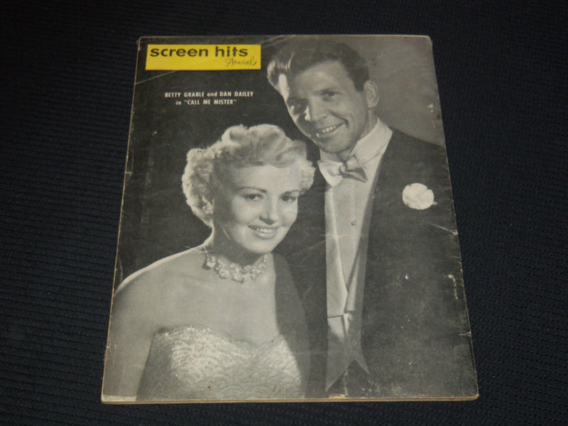 1951 SCREEN HITS ANNUAL MAGAZINE - ELIZABETH TAYLOR COVER - E 15926