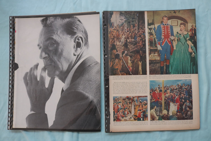 HOLLYWOOD MOVIE STAR SCRAPBOOK PAGES - 200+ PAGES AND 3 EMPTY ALBUMS - E 26488