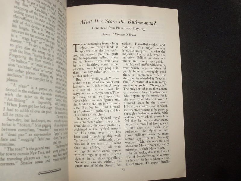 1929 JULY THE READER'S DIGEST SOFTCOVER BOOK - NUMBER 87 - J 9931