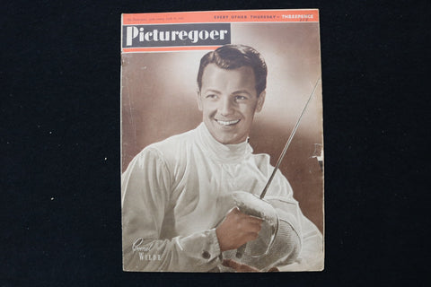 1947 APRIL 12 PICTUREGOER MAGAZINE - CORNEL WILDE COVER - E 25972