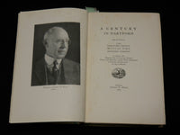 1931 A CENTURY IN HARTFORD MUTUAL INSURANCE COMPANY HISTORY BOOK - KD 7398