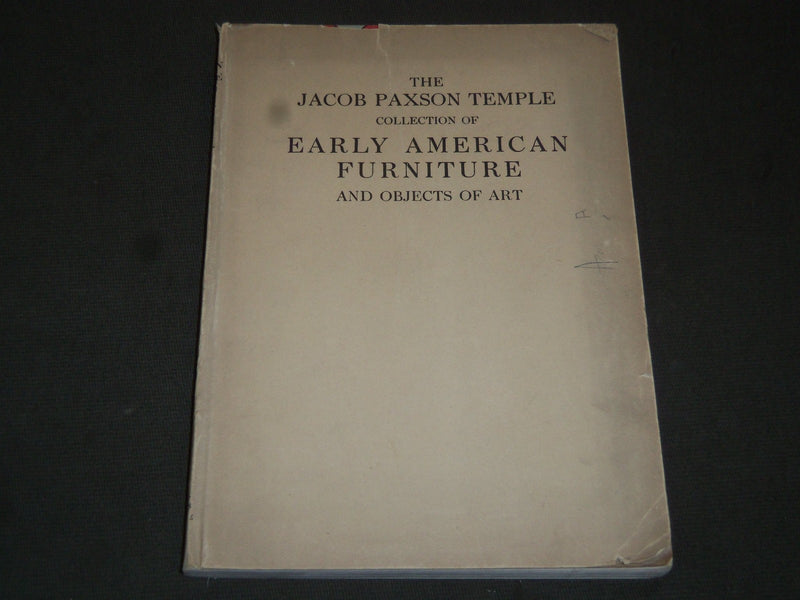 1922 JACOB PAXSON TEMPLE EARLY AMERICAN FURNITURE CATALOG NO. 1626 - J 5216