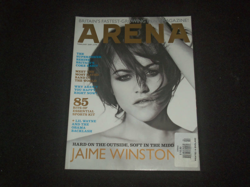 2009 FEBRUARY ARENA MAGAZINE - JAIME WINSTONE COVER - BRITISH EDITION - ST 6988