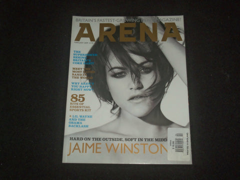 2009 FEBRUARY ARENA MAGAZINE - JAIME WINSTONE COVER - BRITISH EDITION - ST 6988
