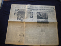 1935 JAN 22 PHILADELPHIA RECORD NEWSPAPER -KARPIS KIDNAPS PHILADELPHIAN- NP 6010